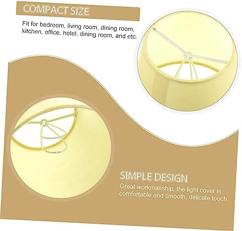 Garneck Table Lamp Shade Bulb Cover Wear Resistant Replacement for Household Lighting Fixtures Elegant Design for Desk Floor and Wall Lamps