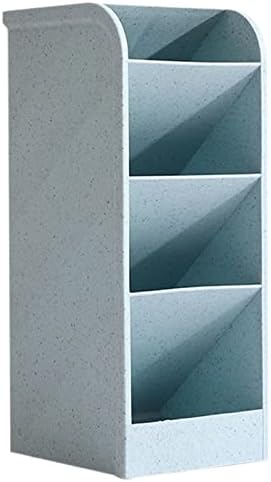 Office School Pen Holder, Cosmetic Brush Holder, Durable, Sturdy School, Desk Supplies, (Blue)