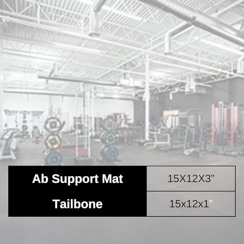 REP Fitness Ab Mat | Sit Ups | Exercise Equipment for Core Training | Thick Foam Pad for Home Gym Workouts | Lumbar Support Cushion for Back Pain Relief | Compact Fitness Mat for Abs Floor Routines