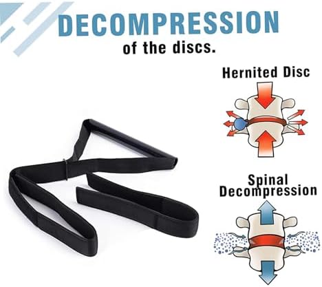 Neck Stretcher Y-Shaped Ergonomic Breathable Elastic Neck Decompression Devices with Chin Belt for Home ..