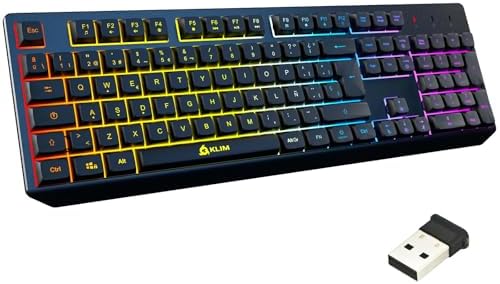 Chroma Wireless Gaming Keyboard, Spanish QWERTY Layout, Lightweight Silent