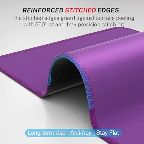 MROCO Essential Office & Gaming Mouse Pad, 8.5 x 11 Inch, Violet Purple