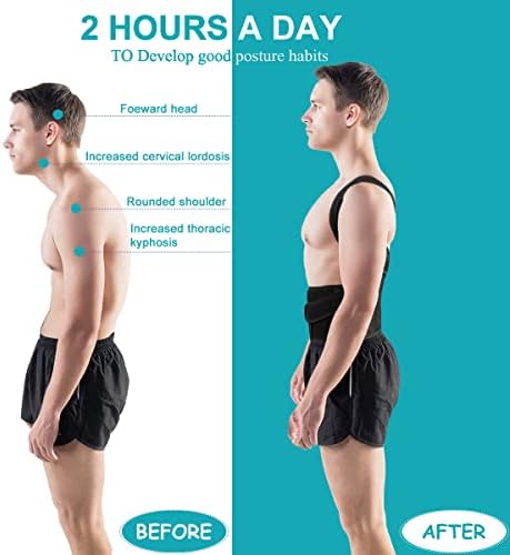 Back Brace Posture Corrector for Women and Men, Relief for Waist, Back and Shoulder Pain, Adjustable and Breathable, Improve Posture XL(37"-42")