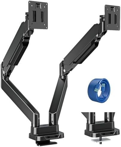 Dual Monitor Mount Fits Max 39" Computer Screen