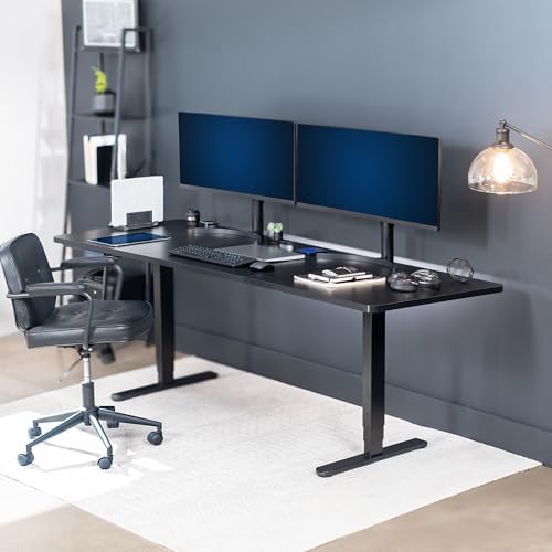 VIVO Black 83 x 30 in Standing Desk, DESK-KIT-2B8B