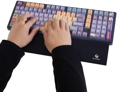 GK GAMAKAY Wrist Rest Pad, Ergonomic Silicone Wrist Rest for Keyboards
