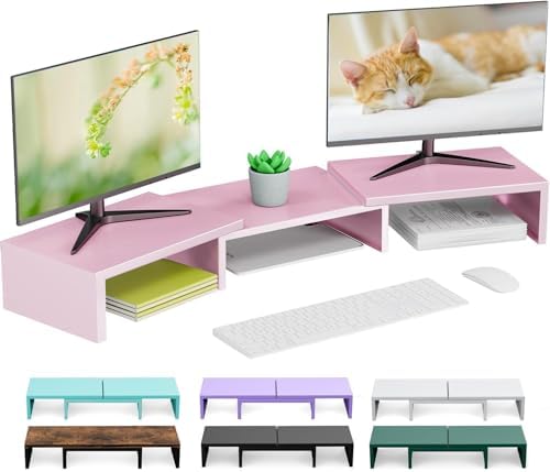 Dual Monitor Stand Riser