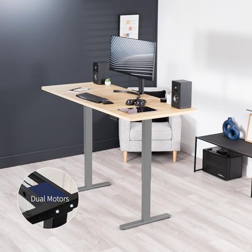 VIVO Light Wood 71 x 30 in Standing Desk, DESK-KIT-E2G7C