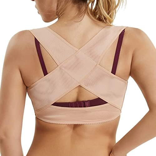 JOYSHAPER Chest Brace Up Women Posture Corrector Back Support X Strap Bras