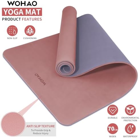 8mm Thick Yoga Mat Non Slip for Women Men