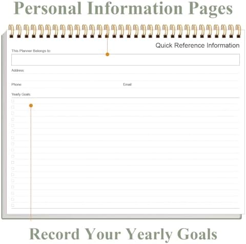 Weekly Productivity Planner - 8.5" x 11" Dashboard Desk Notepad Has 6 Focus Areas to List Tasks for Goals, Projects, Clients, Academic or Meal-Organize Your Daily Work Efficiently, 54 Weeks, Green