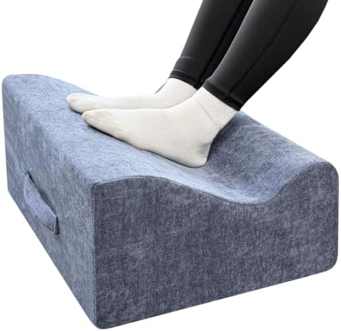 Foot Rest for Under Desk at Work, Soft Ergonomic Footrest,