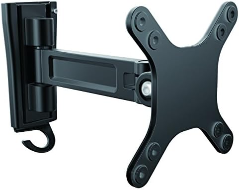 StarTech Monitor Wall Mount 13in to 34in, 33.1lb/15kg, Single Swivel, Black