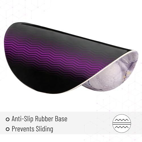 Mr. Pen- Ergonomic Mouse Pad with Wrist Rest, Pink Marble Luxe Design