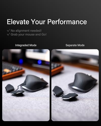 YaGee Mouse Wrist Rest 3.0, Ergonomic Right-Handed Gaming Support, Attaches to Mice for Smooth Gliding, Anti-Fatigue & Carpal Tunnel Relief for Esports, Coding and Computer Users