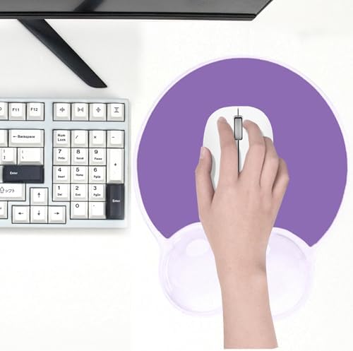 Ergonomic Gel Mouse Pad with Wrist Support, Clear Cooling Gel Wrist Pad
