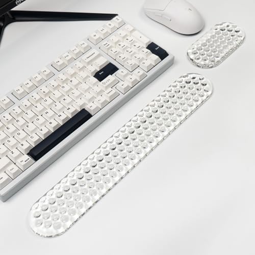 Gel Keyboard and Mouse Wrist Rest Set, Wrist Pad for Computer Keyboard