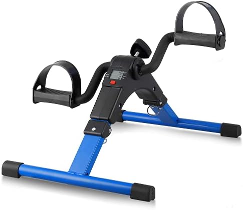 Folding Pedal Exerciser, Mini Exercise Bike Under Desk Bike