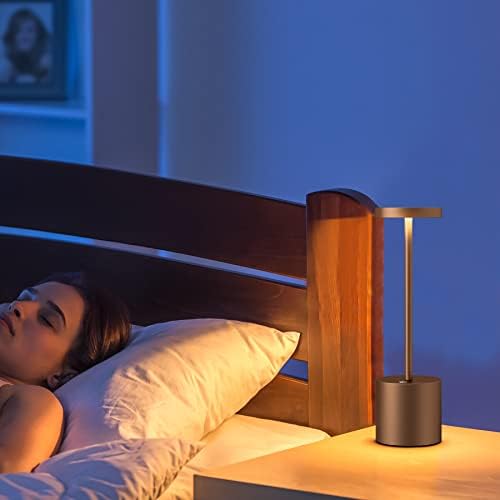 TBBGA LED Cordless Table Lamps Set of 2, 5000mAh Rechargeable Table Light
