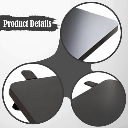 Desk Extension Board Clamp-on Keyboard Tray Portable Ergonomic Arm Rest Expansion Platform for Home Office- Black