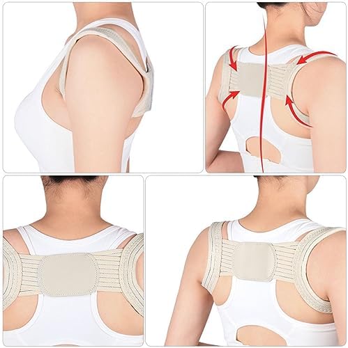 NOLITOY Posture Corrector Adult Material Back Support Brace for Men Women Boys and Girls
