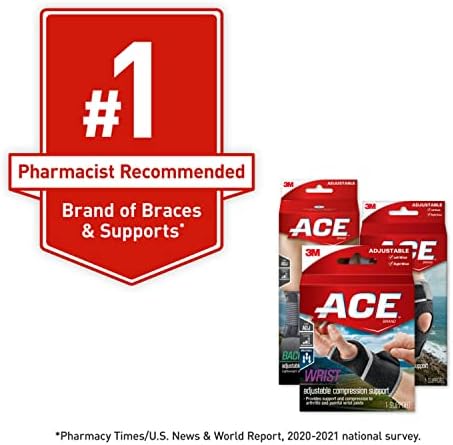 ACE Brand Night Wrist Sleep Support 209626, Adjustable, 12 Packs per case (Pack of 2)