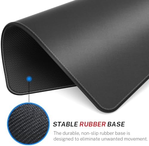 MROCO Essential Gaming Mouse Pad, 50% Expanded Size, 14 x 11 in, Black