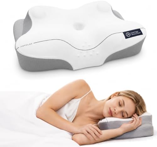 Cervical Neck Pillow, Ergonomic Pillow for Side & Back Sleepers