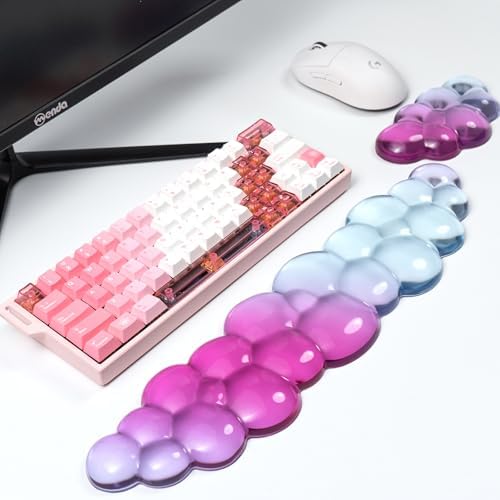 Gel Keyboard and Mouse Wrist Rest, Cloud Wrist Pad for Computer Keyboard