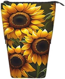 Sunflower Flowers Standing Pencil Case