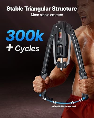 Merach Twister Arm Trainer, 22-440lb Hydraulic Power Forearm Strengthener