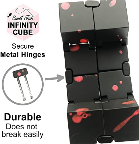 Fidget Cube for Kids & Adults, Built-in Metal Never Ending Infinity Cube