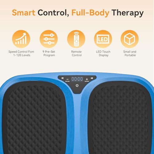 NEWBULIG Vibration Plate Exercise Machine Body Shaker for Home Office