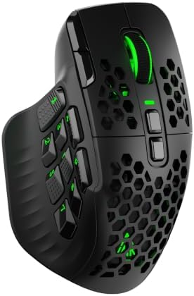 SM809 Pro Tri-Mode MMO Gaming Mouse, 16 Custom Buttons & 24000 DPI