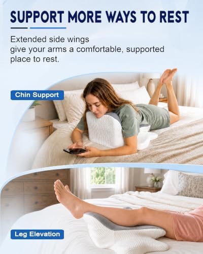 Cervical Pillow for Neck Pain Relief Ergonomic Contour Memory Foam Support