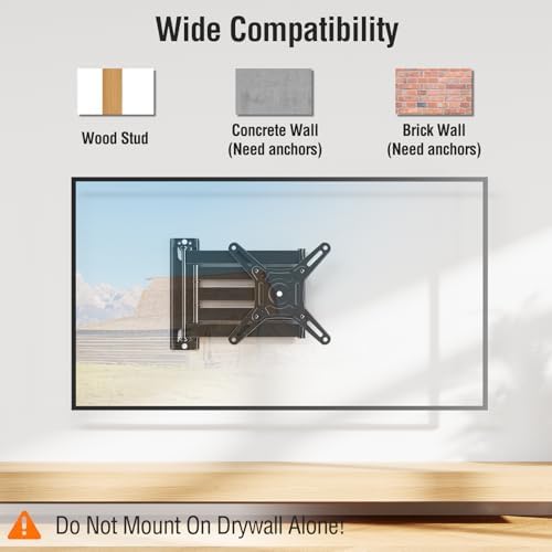 ELIVED 29.5in Long Arm TV Mount for 14-42" TVs Monitors, Max VESA 200x200