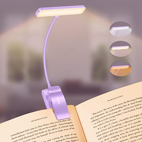 Gritin 19 LED Rechargeable Book Light for Reading in Bed