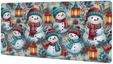 Christmas Large Mouse Pad Non-Slip Rubber Long Gaming Desk Mat