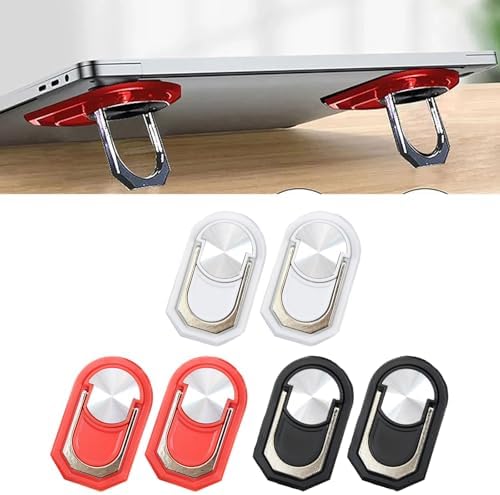 Lightweight Portable Laptop Cooling Stand Foldable Alloy Risers for 13-17Inch Notebook Use MultiAngle Ergonomic Laptop Stand for and Home