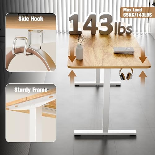 63"x28" Standing Desk, Height Adjustable Sit-Stand for Home Office