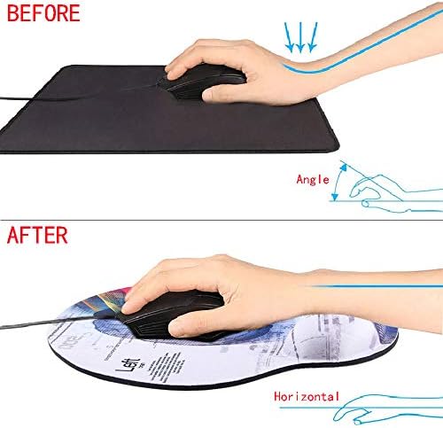 Mouse Pad Wrist Support Ergonomic Mousepad for Desk Laptop