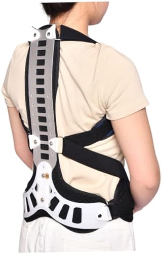 Back Brace Corrector, Adjustable Hunchback Corrector, Breathable Back Straightener, Pain Relief Improve Thoracic Kyphosis Spine for Men Women, L