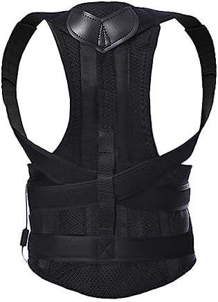 NICHOY Postural Extension Back Straightener, Kyphosis Support, Mild Scoliosis Rigid Posture Corrector Vest, Easy to Wear(A,S-S)