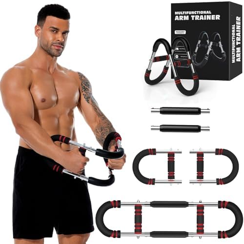 Twister Arm Trainer, Adjustable Chest Workout Equipment for Men & Women, Home Gym Strength Trainer, Muscle Builder & Strength Training for Arms, Chest