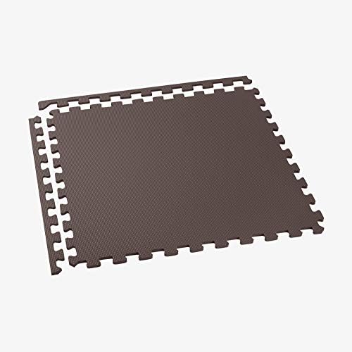 We Sell Mats 3/8" Thick Multipurpose EVA Foam Exercise Floor Mat, Interlocking Tiles, Anti-Fatigue for Home or Gym