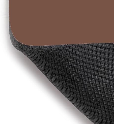 Small Mouse Pad, 6 x 8 Inch Mini Mouse Pad for Keyboard Tray Laptop Wireless Mouse Home Office Travel, Portable & Washable (Brown)