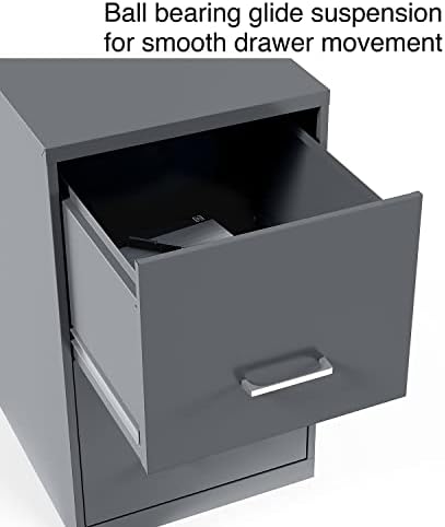 Staples Vertical File Cabinet, 2-Drawer, for Letter/Legal Files