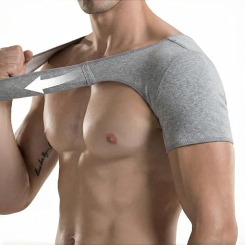 Compresfit - Men & Women Premium Compresfit Bamboo Shoulder Brace (Universal Fit Left/Right) Original, Universal for Work & Sports (S) (X-Large)