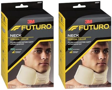 Futuro Futuro Soft Cervical Collar Neck Adjust to Fit Moderate Support, Each (Pack of 2)