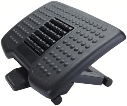 Multi‑Angle Tilting Under‑Desk Foot Unit, Reinforced Heavy‑Duty Base
